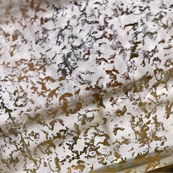 Vintage Anchor Hocking Fire King Gold Fleck Casserole & Stand Georges Briard Lid - Picture 13 of 15